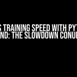 Keras Training Speed with PyTorch Backend: The Slowdown Conundrum