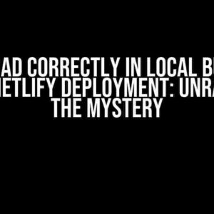 Pdf Load Correctly in Local but Not After Netlify Deployment: Unraveling the Mystery