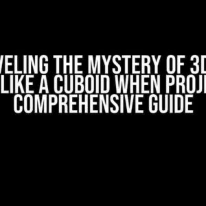 Unraveling the Mystery of 3D Cube Looking Like a Cuboid When Projecting: A Comprehensive Guide