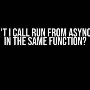 Why Can’t I Call Run from asyncio Twice in the Same Function?